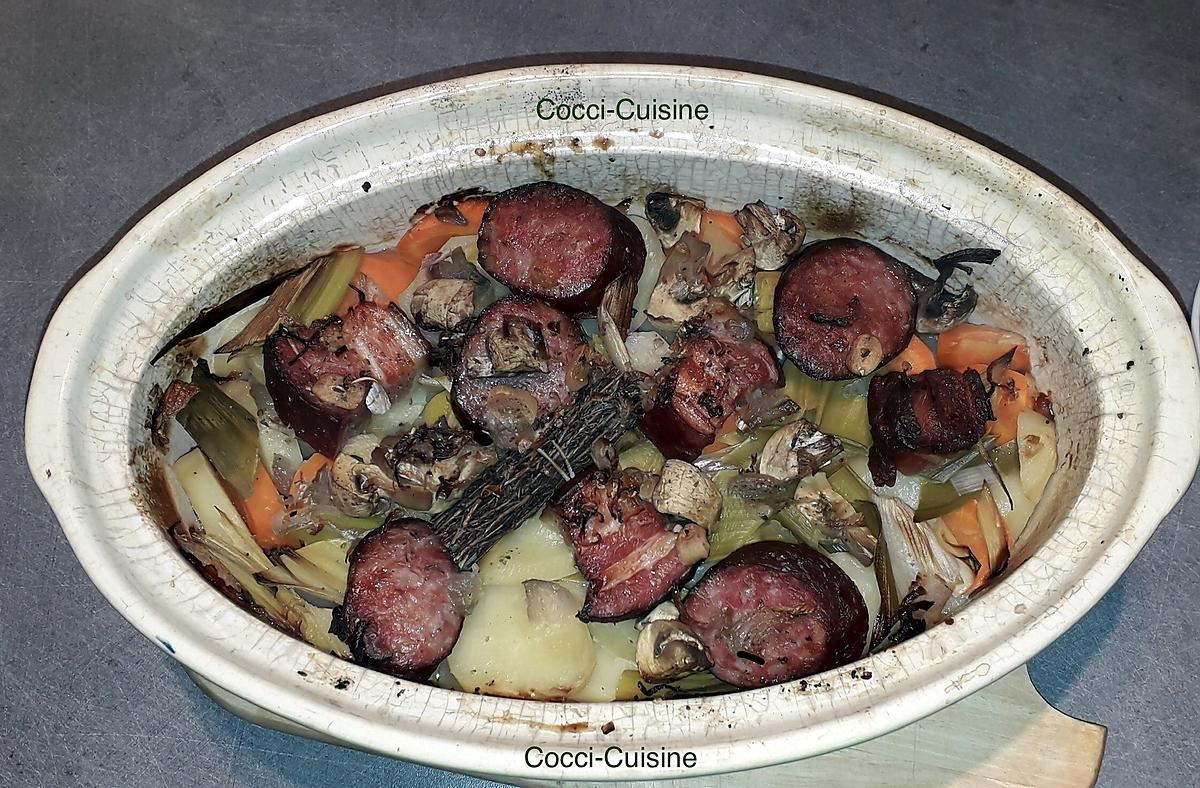 recette Backeoffe saucisse de Morteau et poitrine fumée façon Cocci-Cuisine