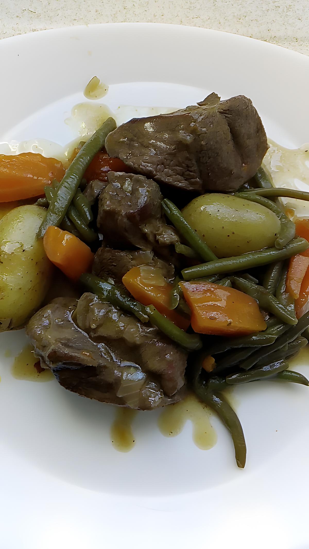 recette mijoté d'agneau et ses légumes