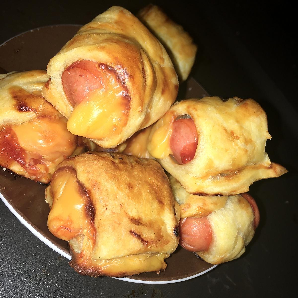 recette Minis hot dog feuilletés