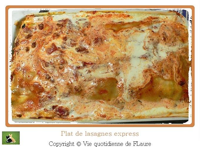recette Lasagnes express aux épinards, parmesan, gorgonzola