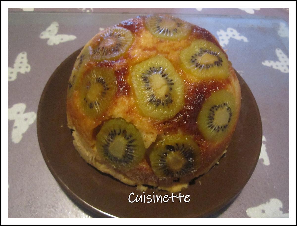 recette Gâteau kiwis au micro-ondes.