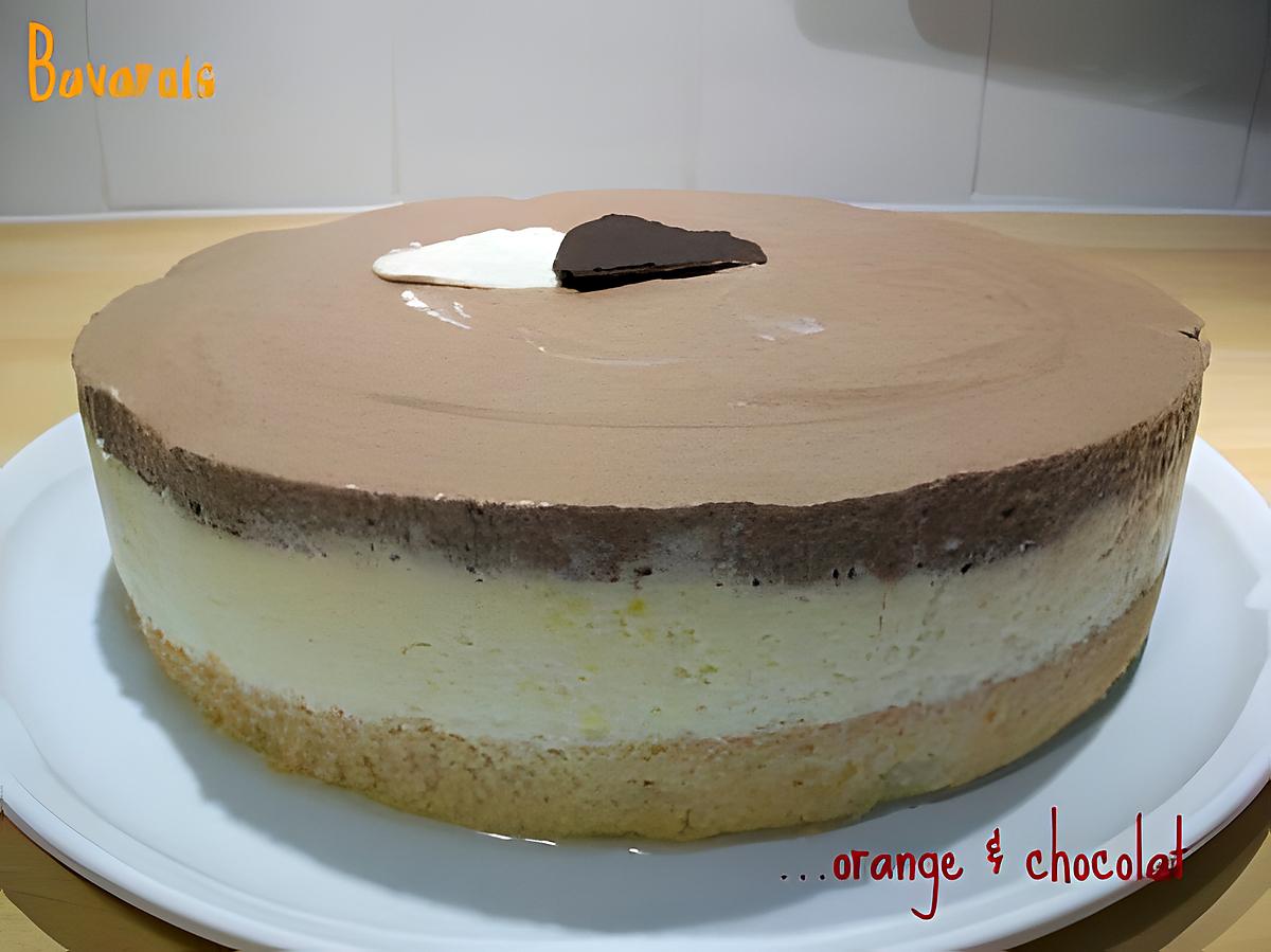 recette Bavarois orange & chocolat