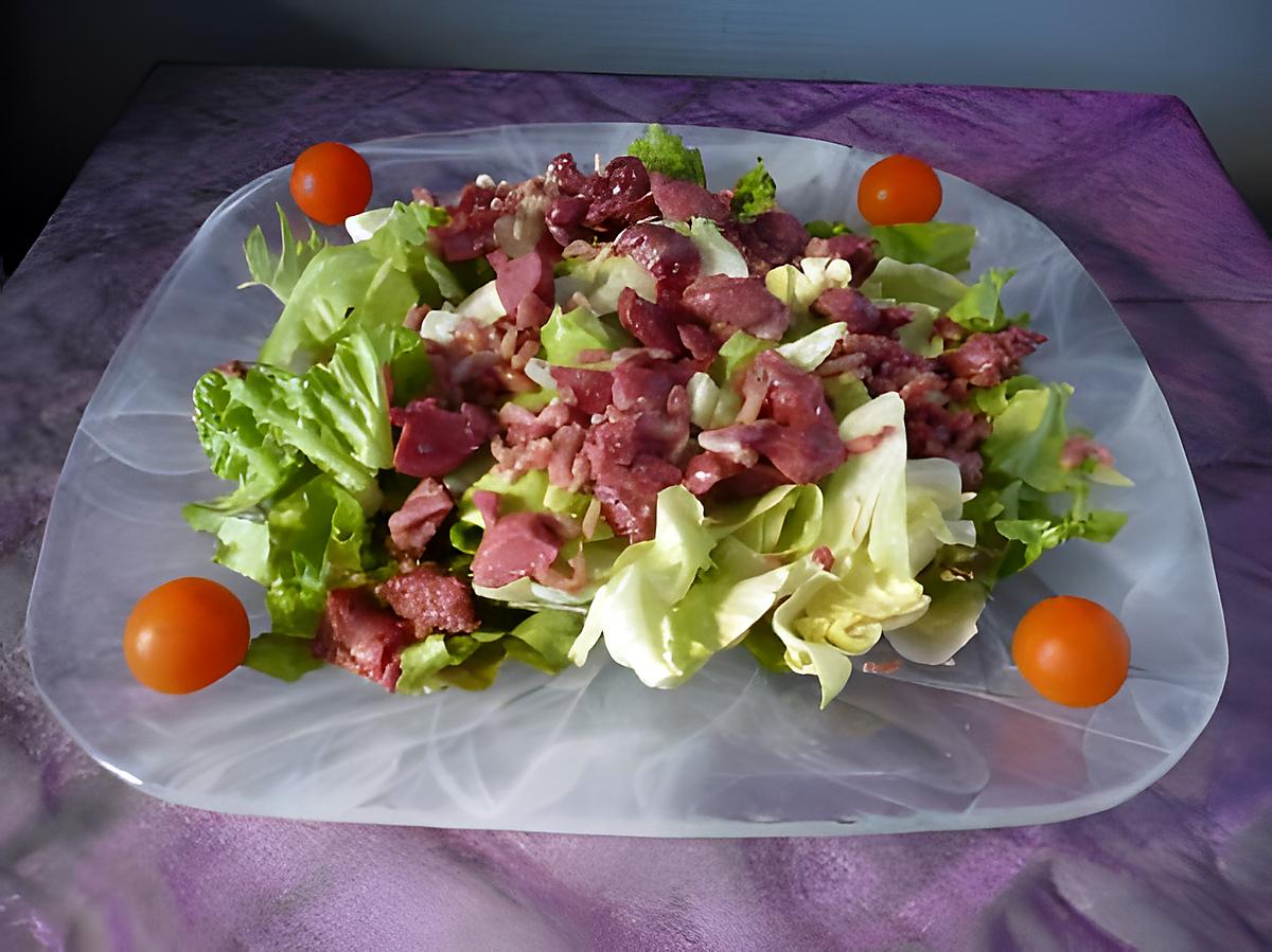 recette Salade très gourmande