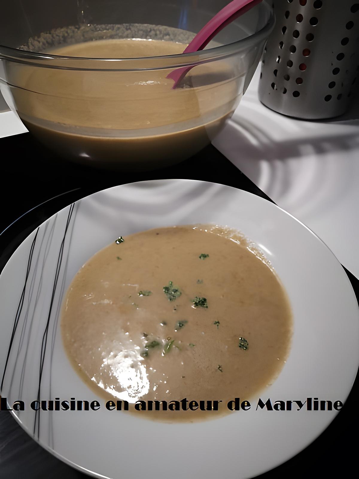 recette Velouté de champignons