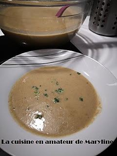 recette Velouté de champignons