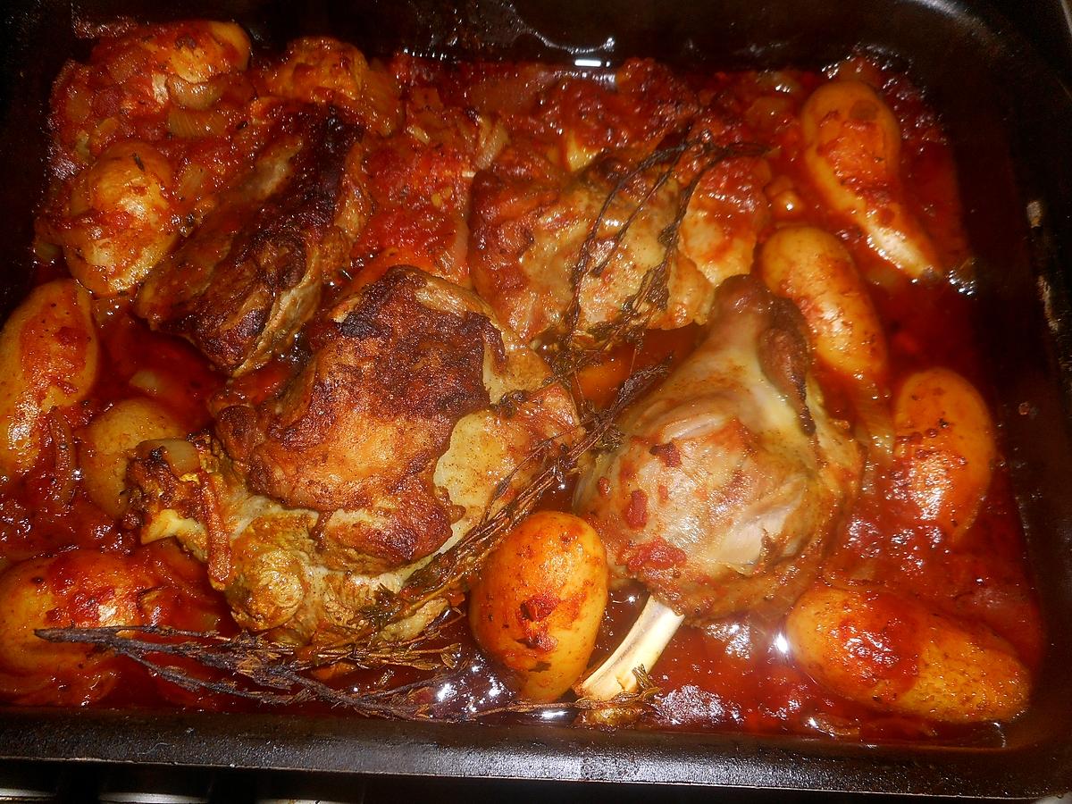 recette Epaule d agneau à la tunisienne