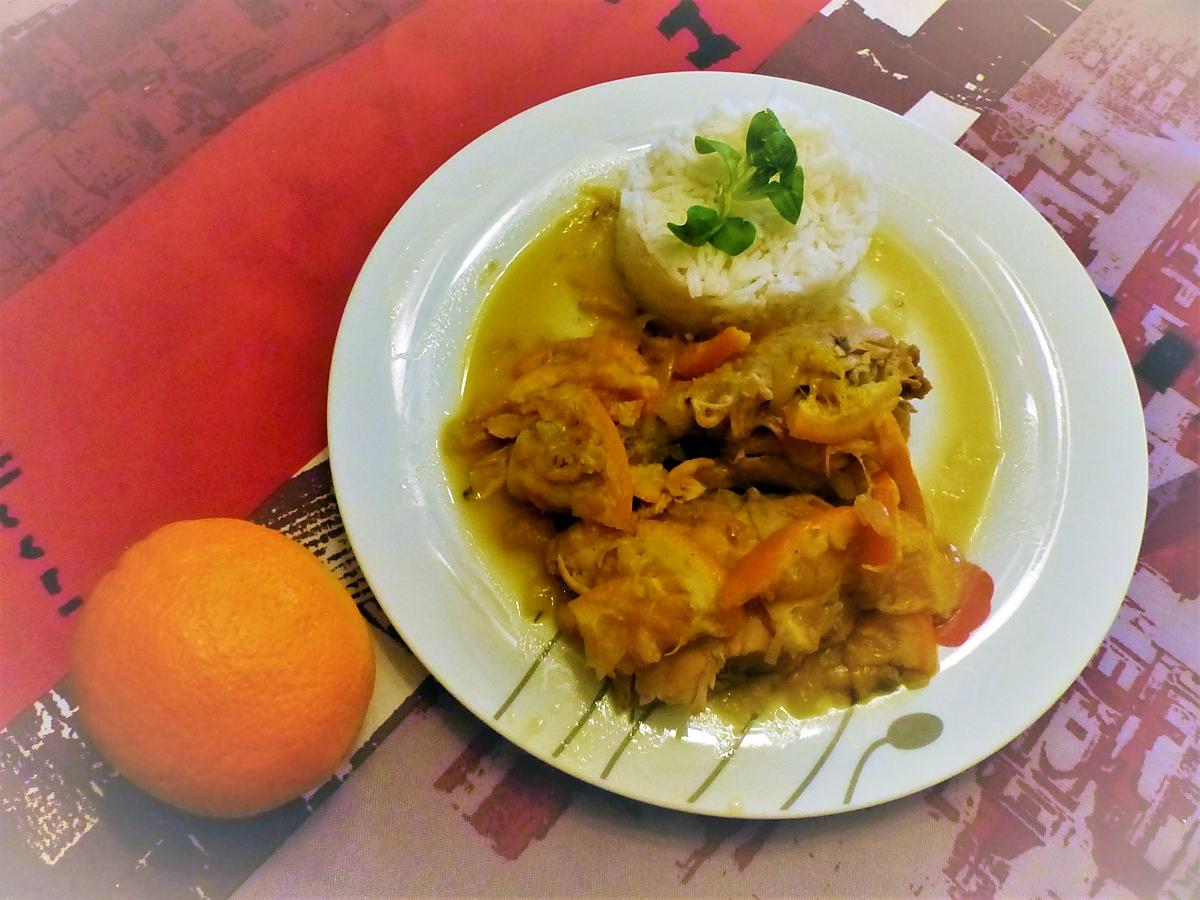 recette Cuisses de Poulet à l'orange