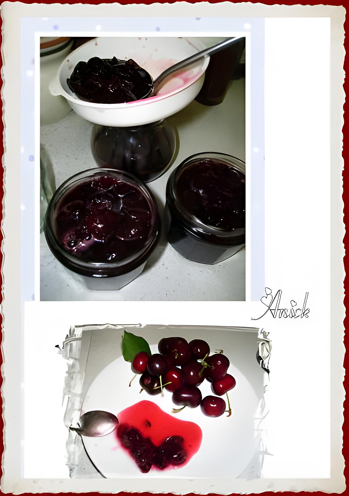 recette marmelade de cerises