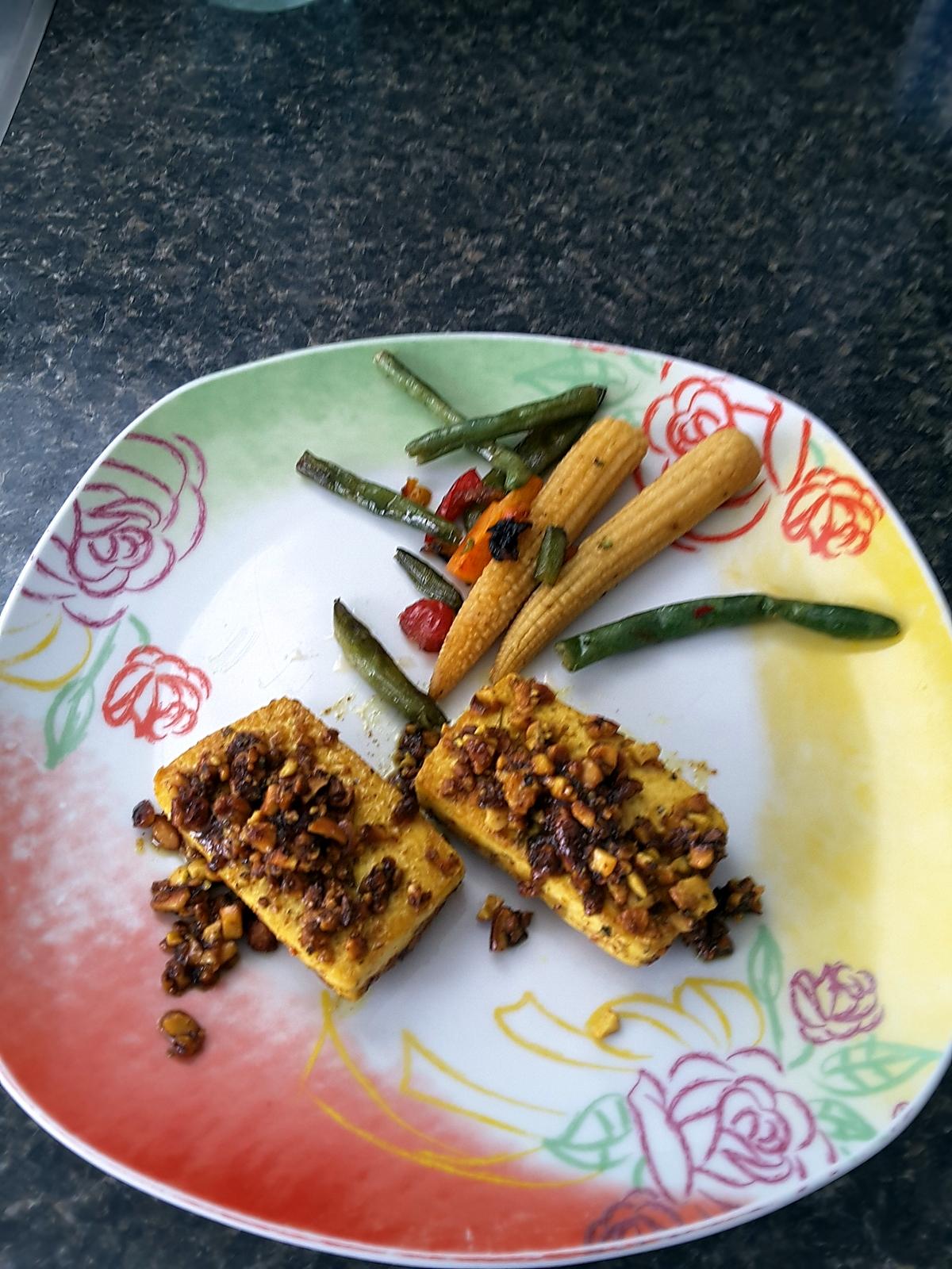 recette Tofu en croûte d'épices