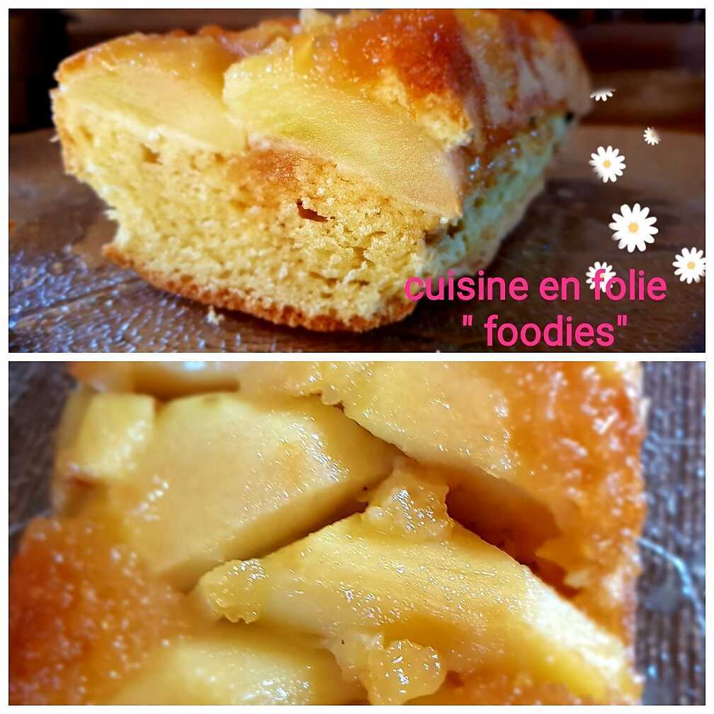 Cake aux pommes et rhum caramel au rhum! (recette façile)