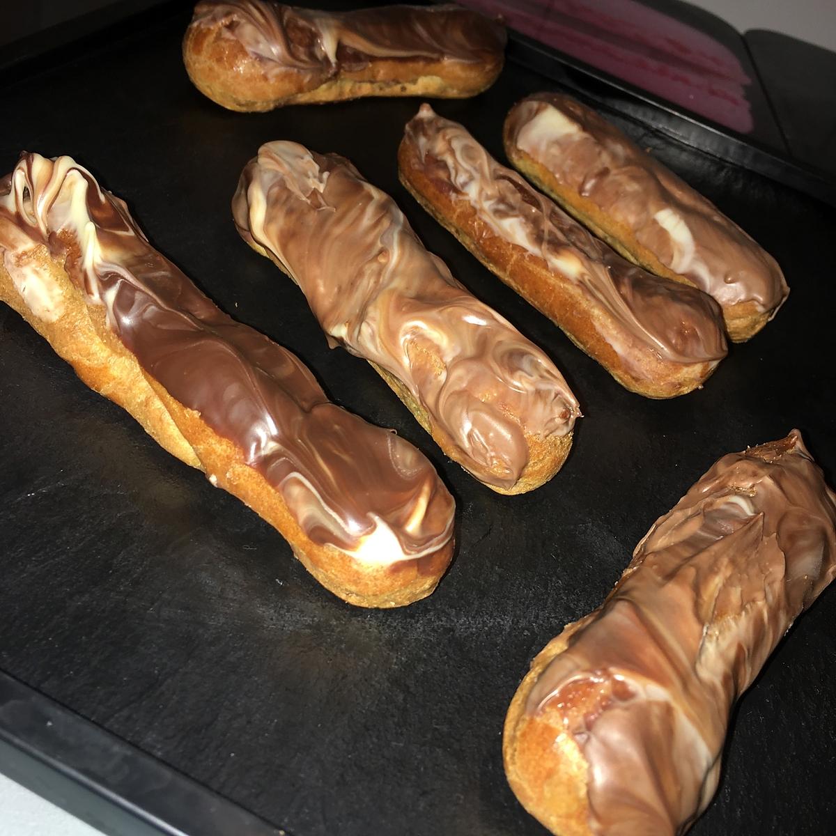 recette Éclairs au chocolat