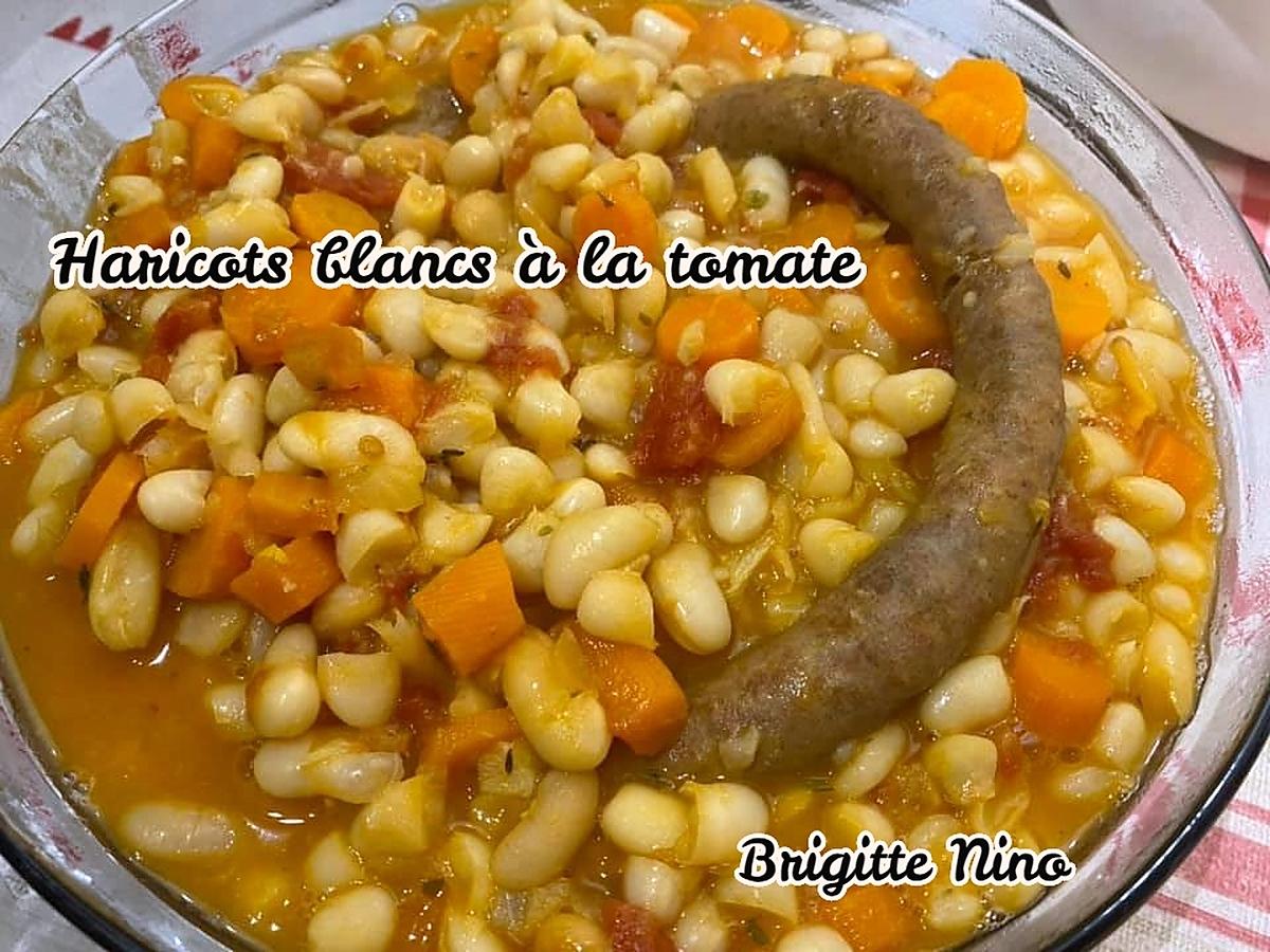 recette HARICOTS BLANCS A LA TOMATE AU COOKEO