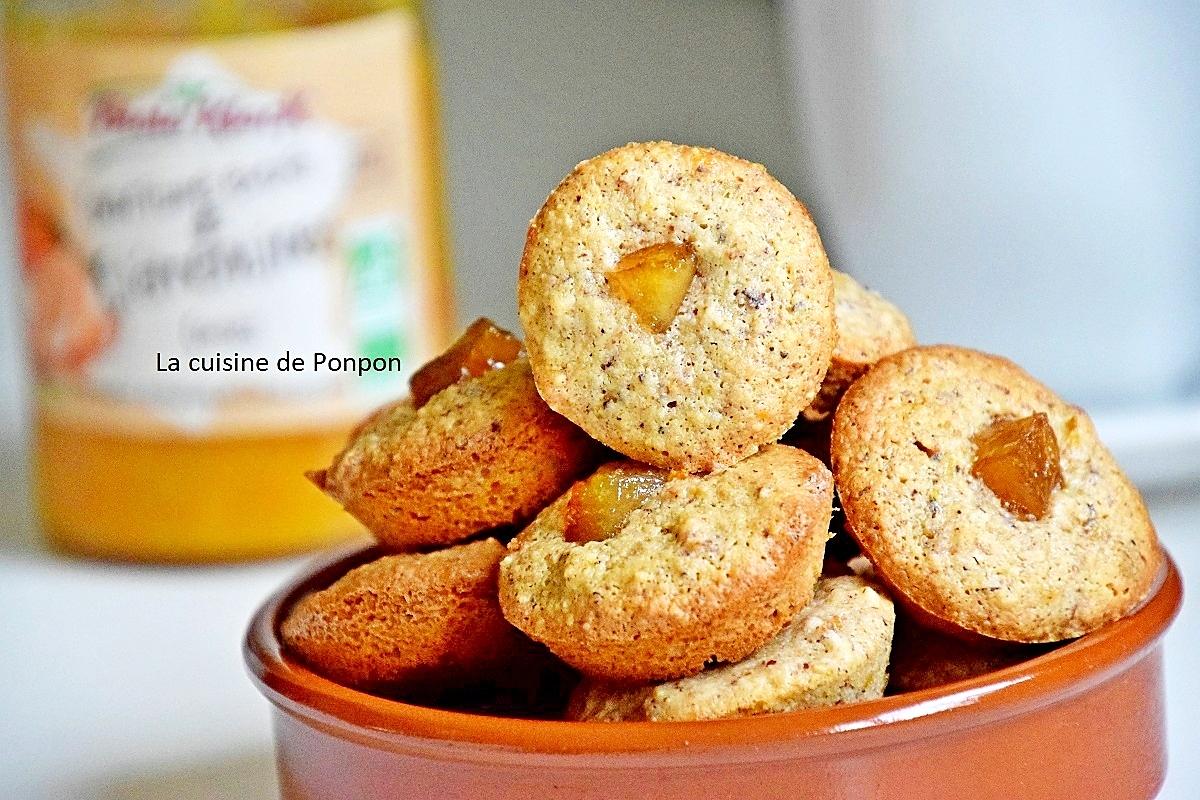 recette Amaretti aux noisettes et confiture de clémentine, sans farine et sans beurre