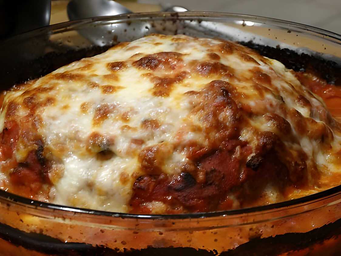 Pain de Viande à l'Italienne Gratiné