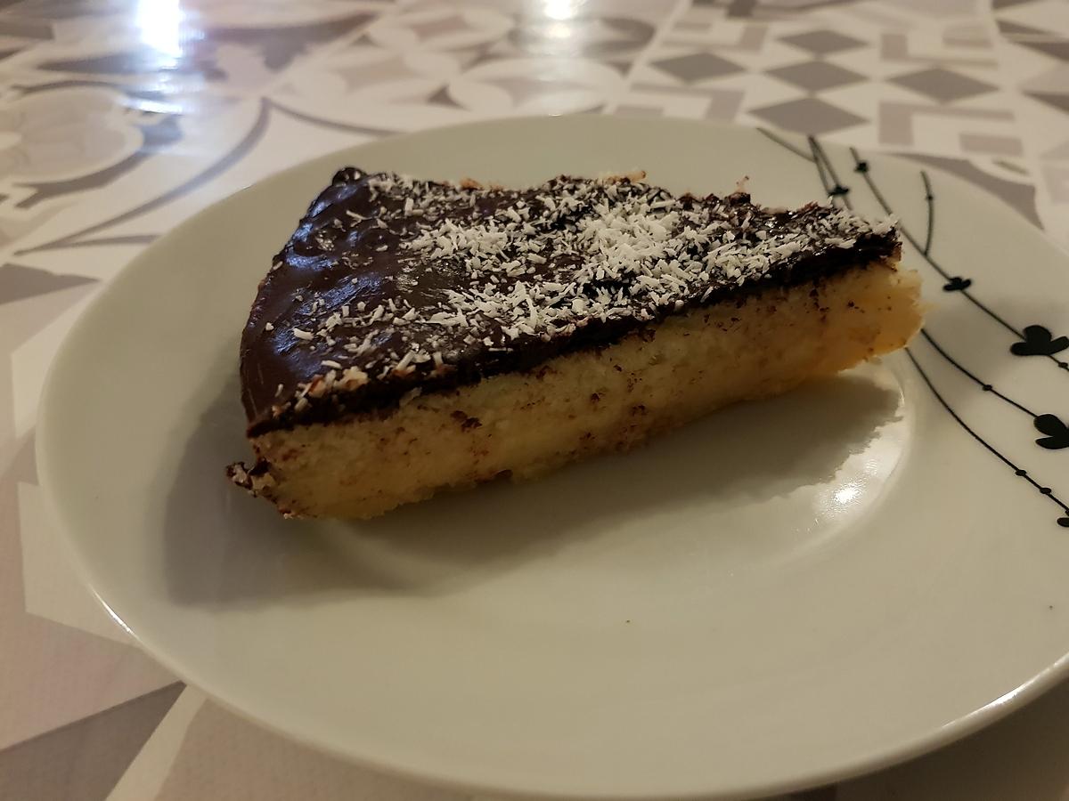 recette Gâteau à la noix de coco et au chocolat