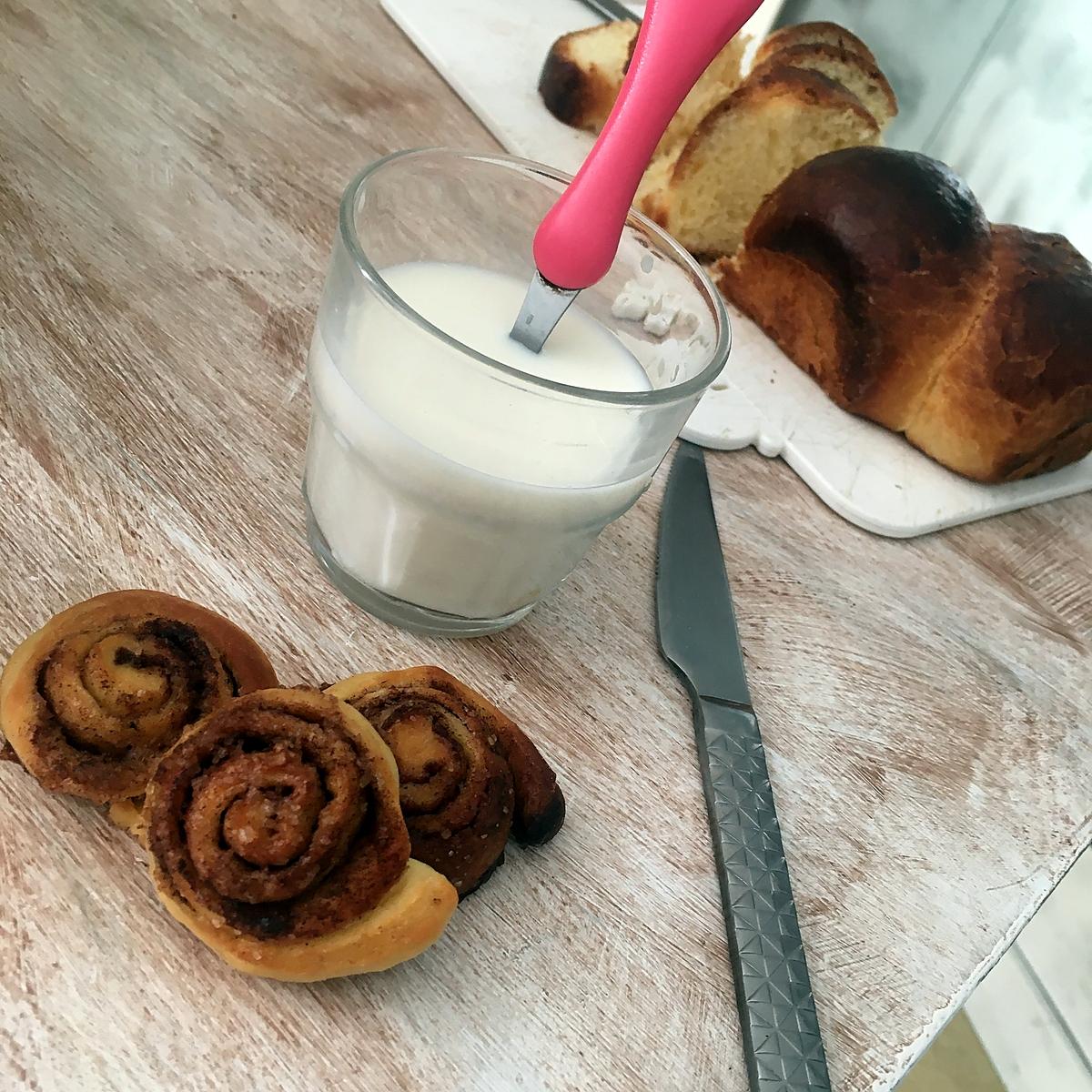 recette Minis roulées a la cannelle