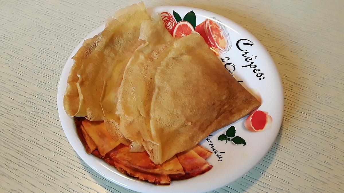 recette Pâte à crêpes allégée au thermomix