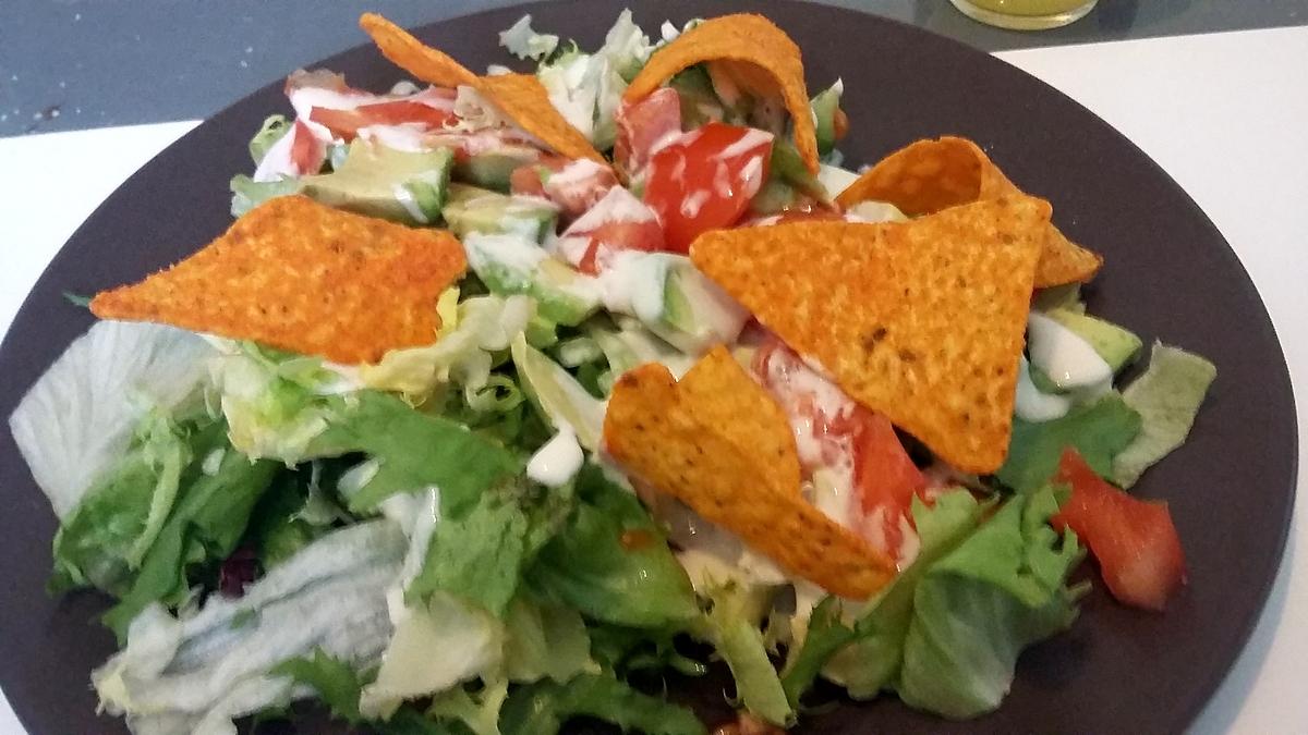 recette Salade composée aux doritos