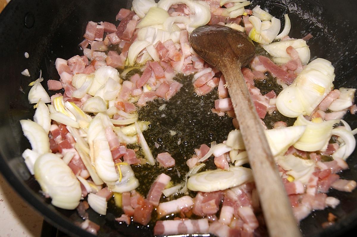 recette Endives façon Carbonara