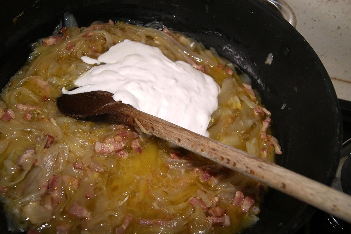 recette Endives façon Carbonara