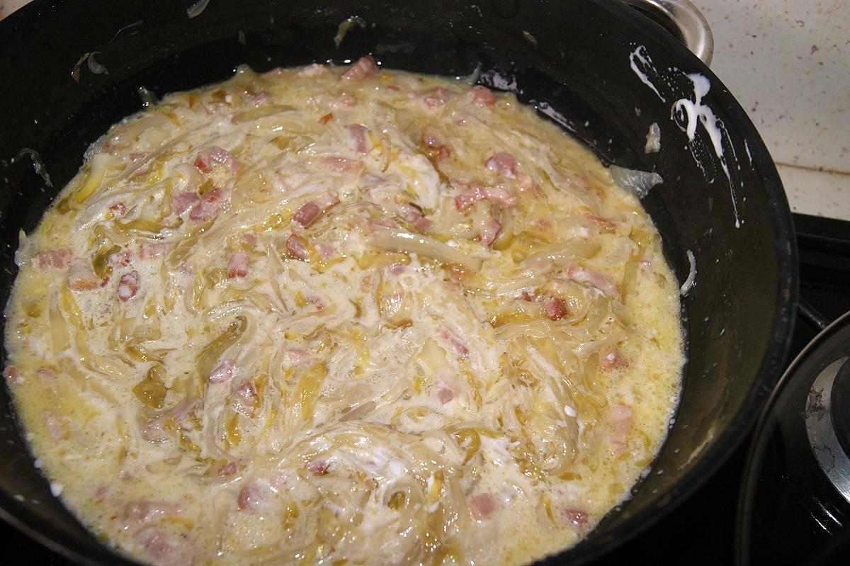 recette Endives façon Carbonara