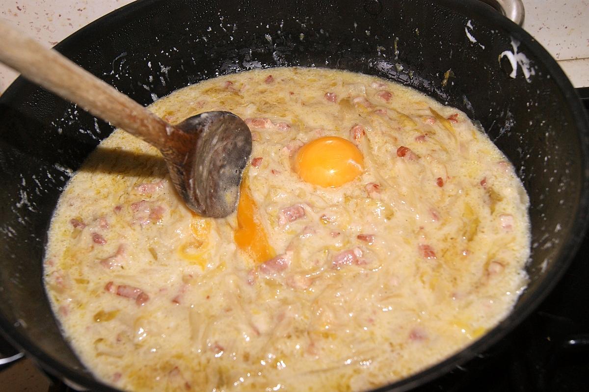 recette Endives façon Carbonara