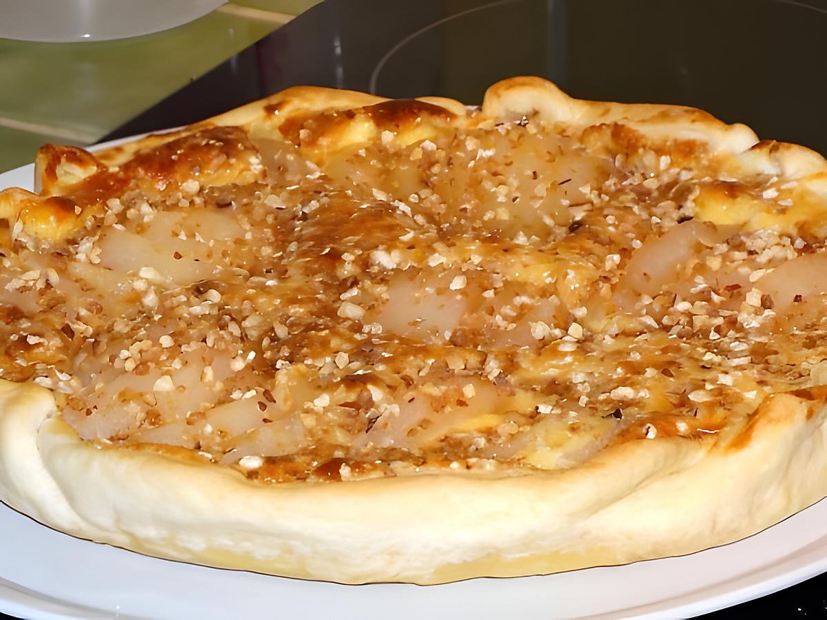 recette Tarte Poires, Chocolat, Noisettes et Mascarpone