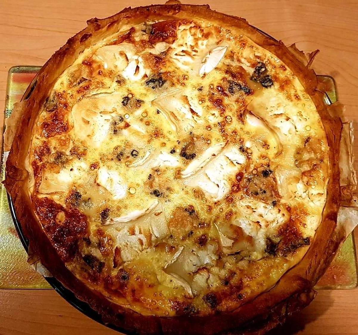 recette Quiche aux 5 Fromages