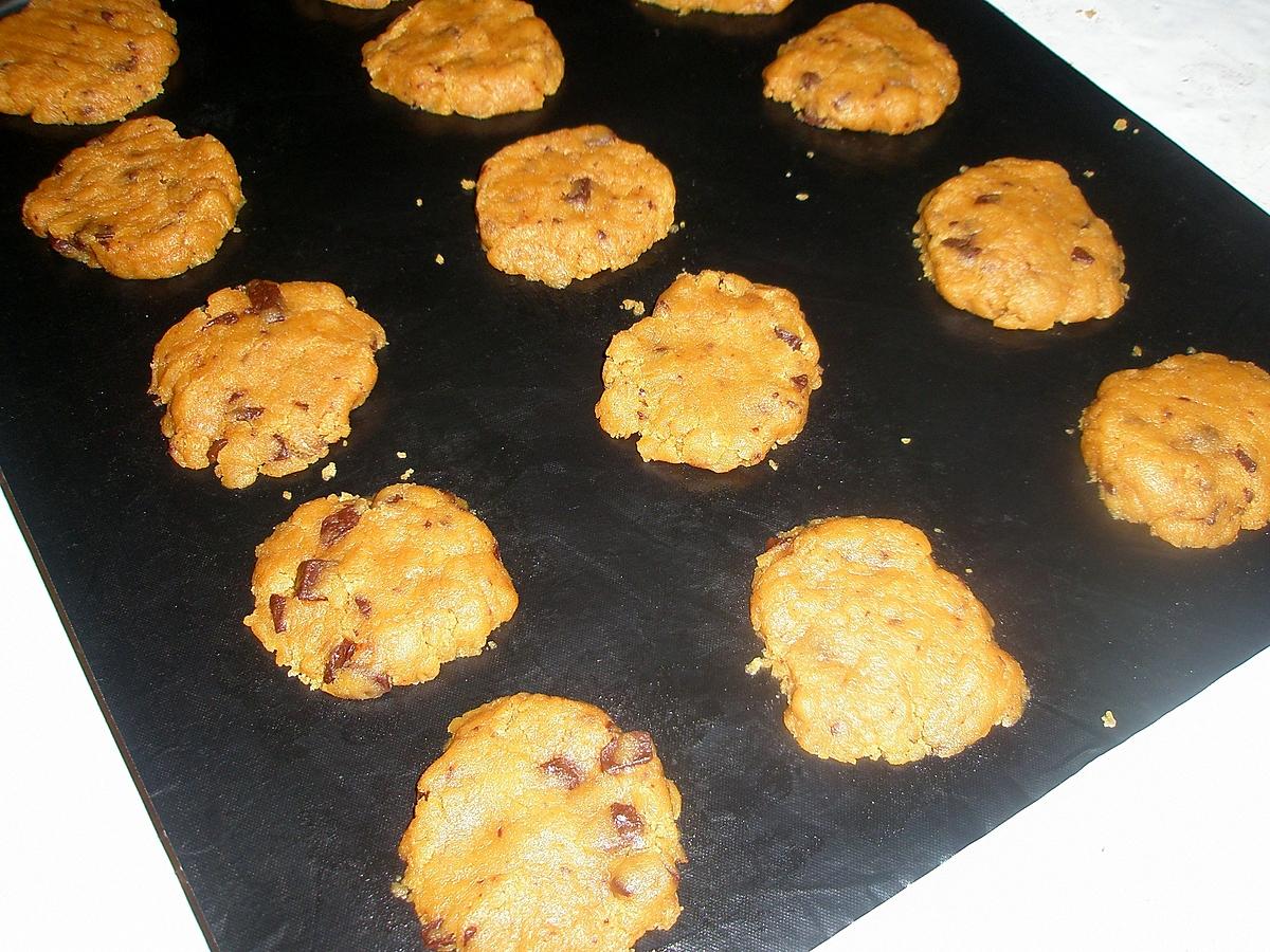 recette Cookies au beurre de cacahuette