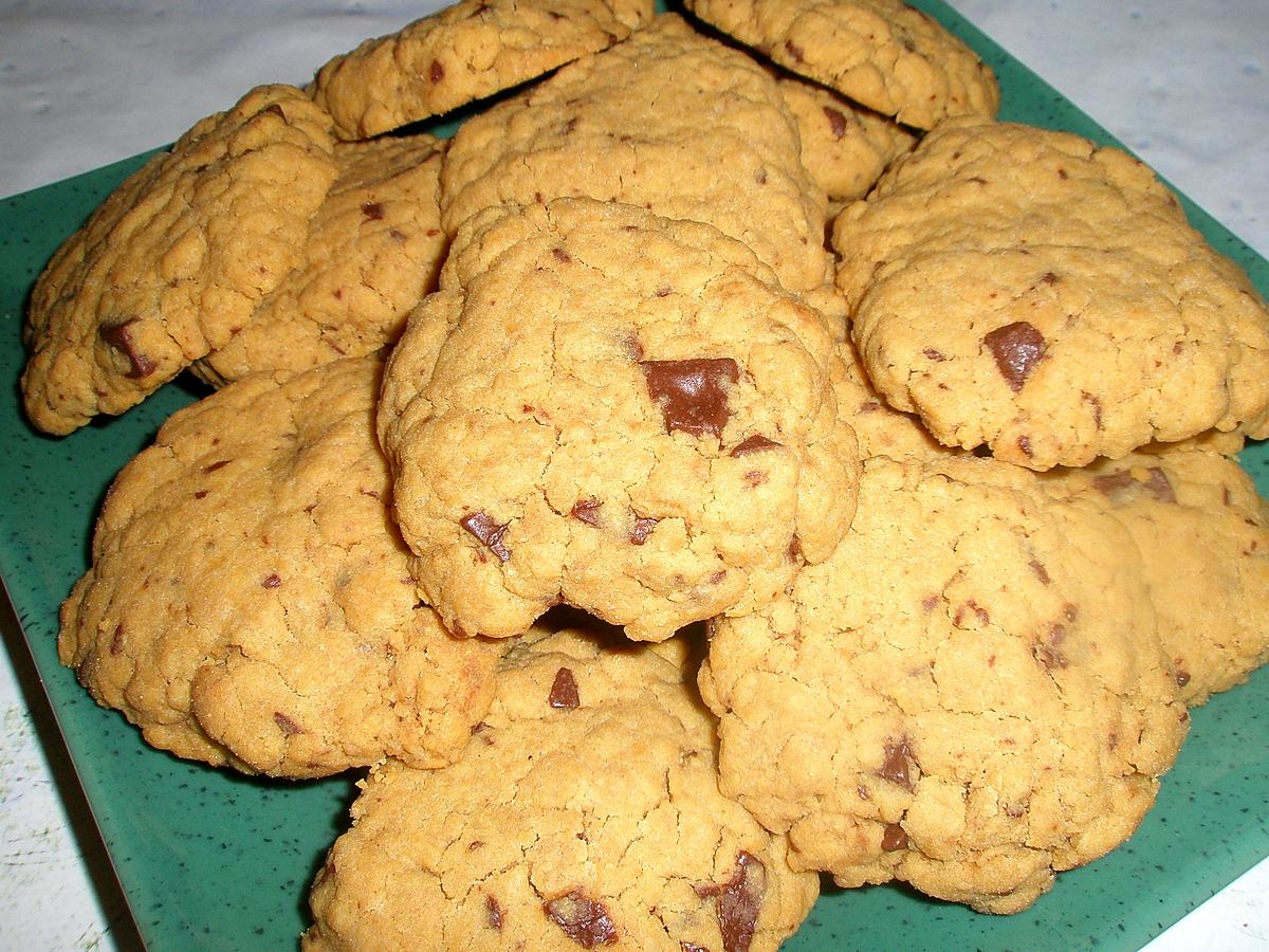 recette Cookies au beurre de cacahuette