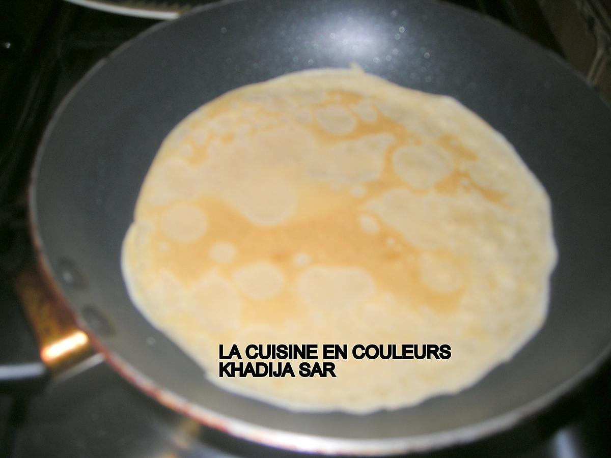 recette Crêpes aux poires caramélisées