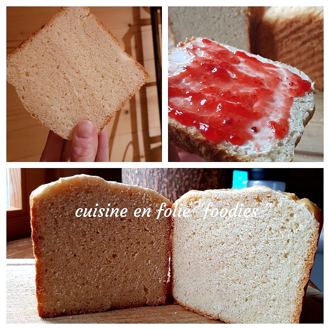 recette Mon pain de mie parfait au tangzhong, à la mie trés serrée !!