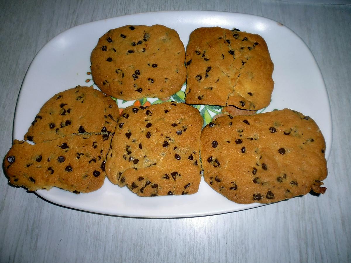 recette Cookies au pépites de chocolat