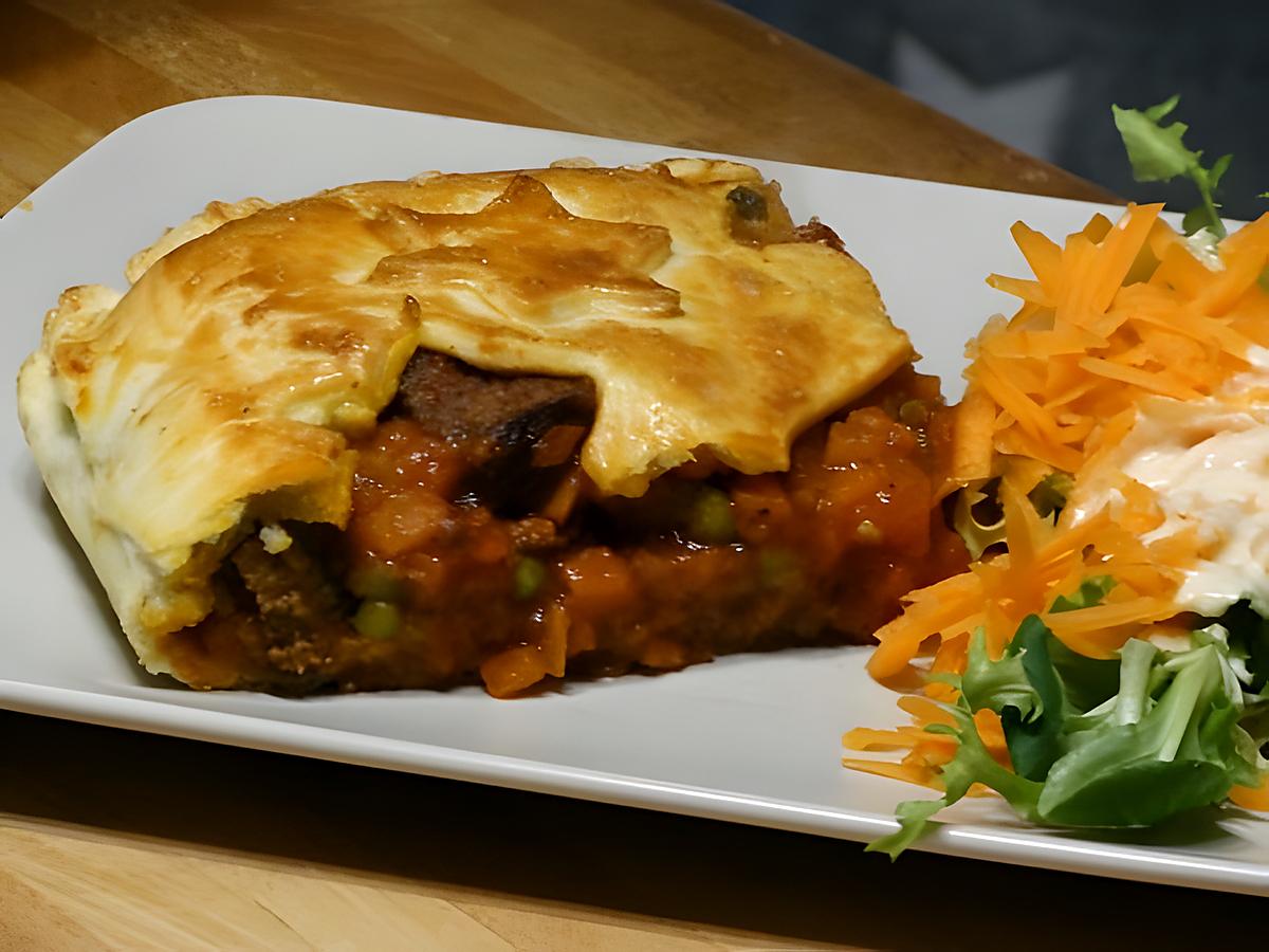 recette Ragoût de Boeuf en Tourte