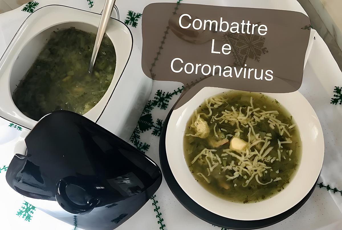 recette Soupe aux crevettes et légumes