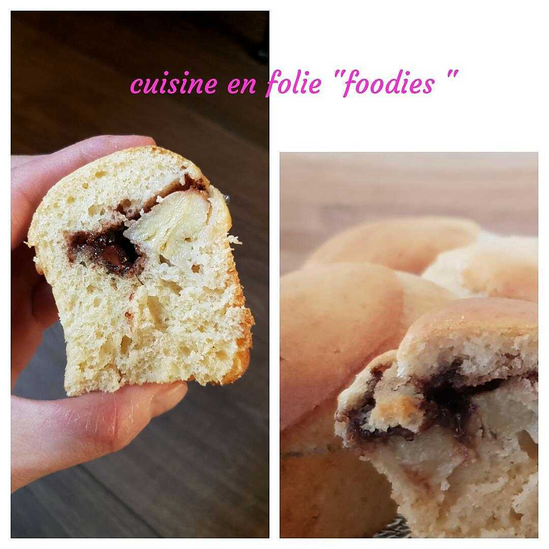 Muffins banane nutella, recette façile !
