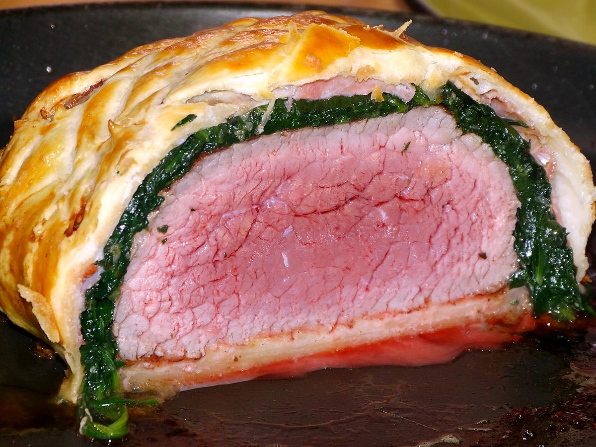 recette Boeuf Wellington aux Epinards