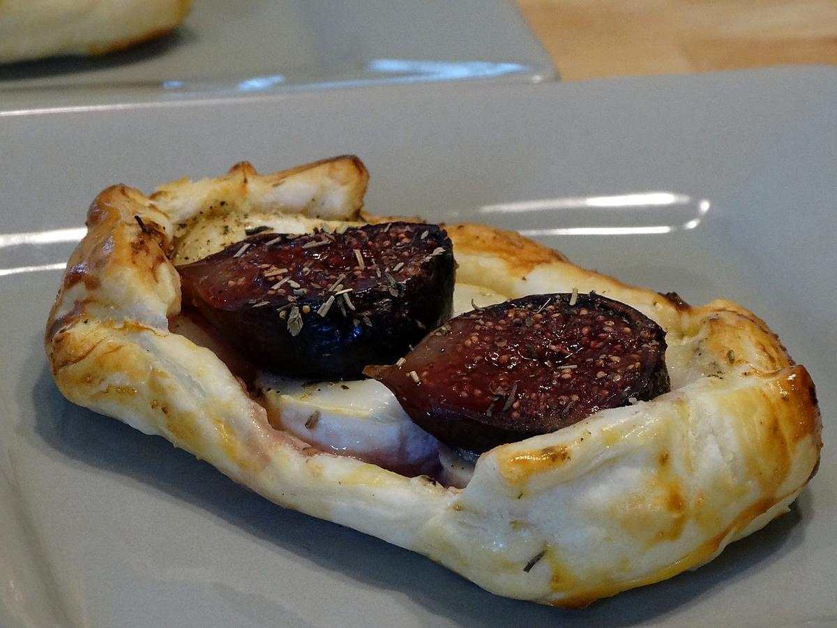 recette Feuilletés Chèvre et Figues