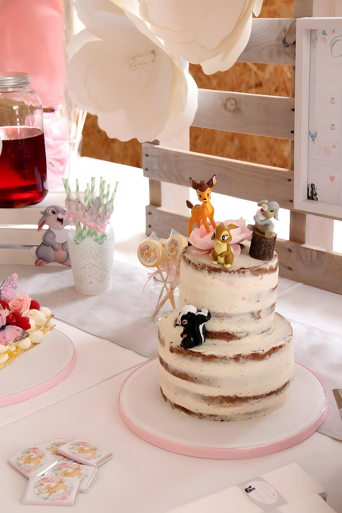 recette Naked cake Bambi