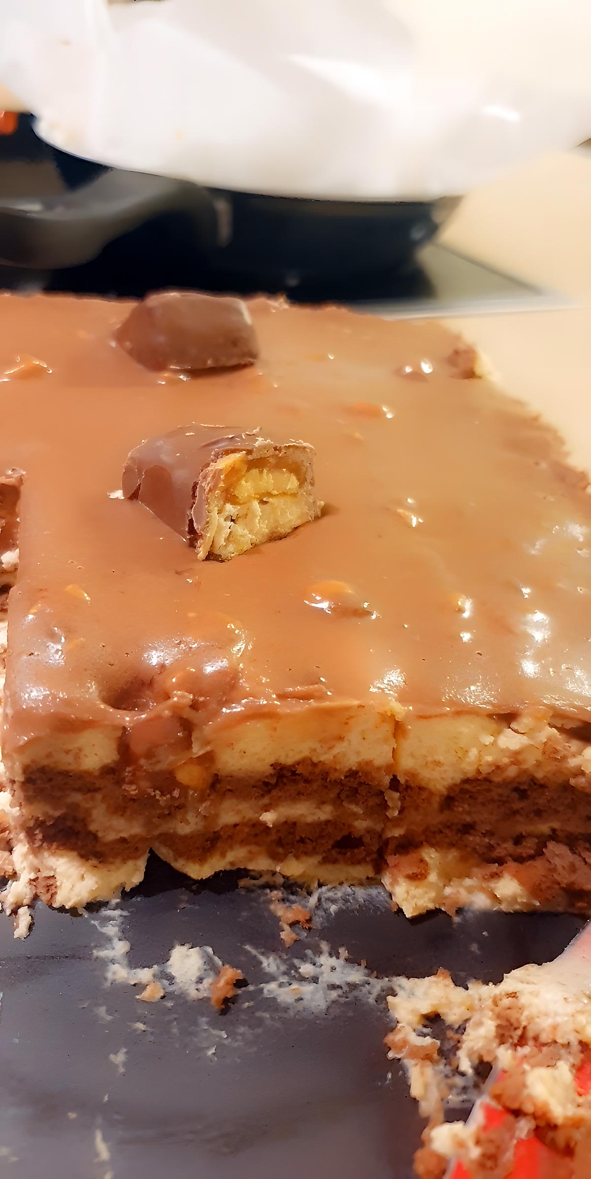 recette Gateau Snickers