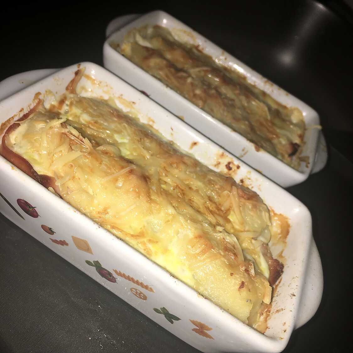 Quenelles au jambon et a la crème
