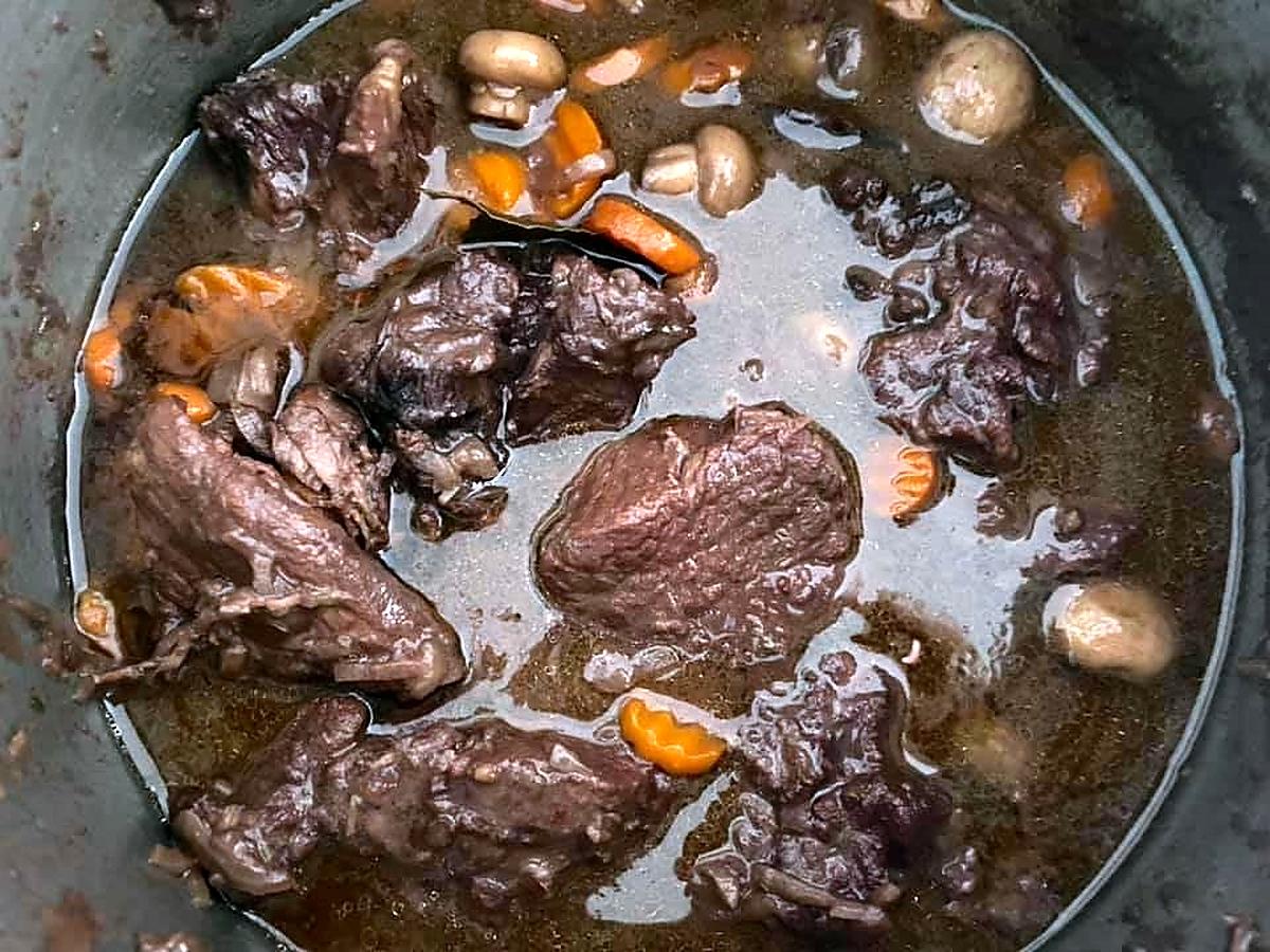 recette BOURGUIGNON A LA COCOTE MINUTE