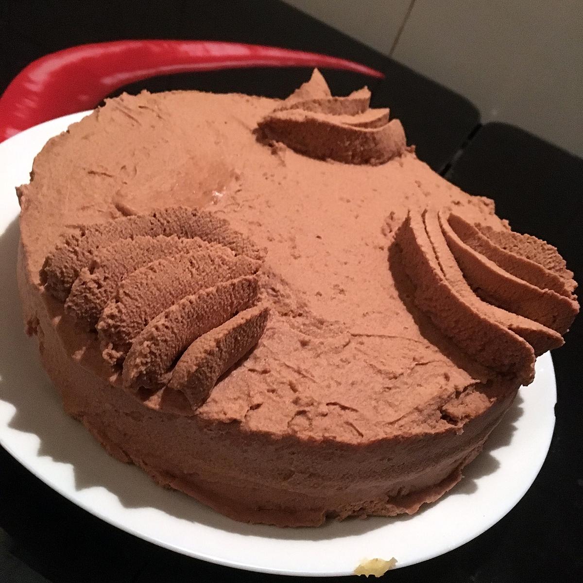 recette Gâteau a la ganache montée