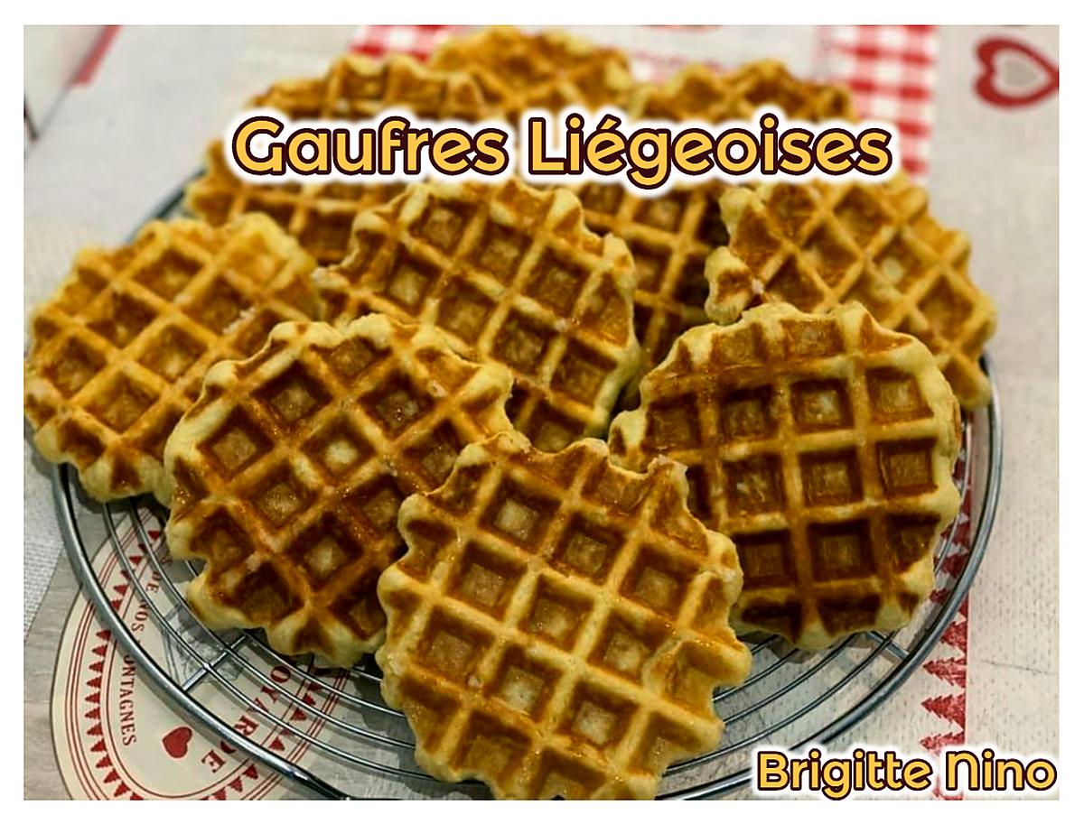 recette GAUFRES LIÉGEOISES