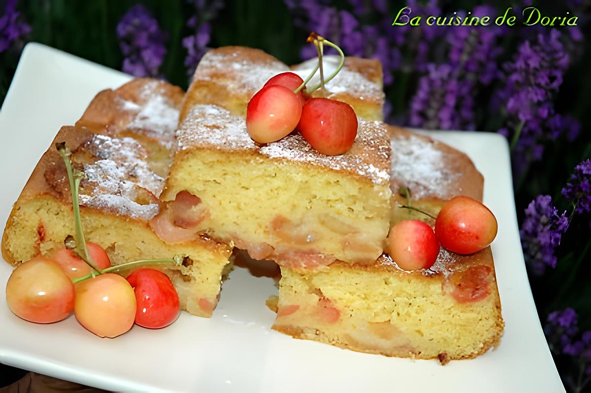 recette Gâteau aux cerises