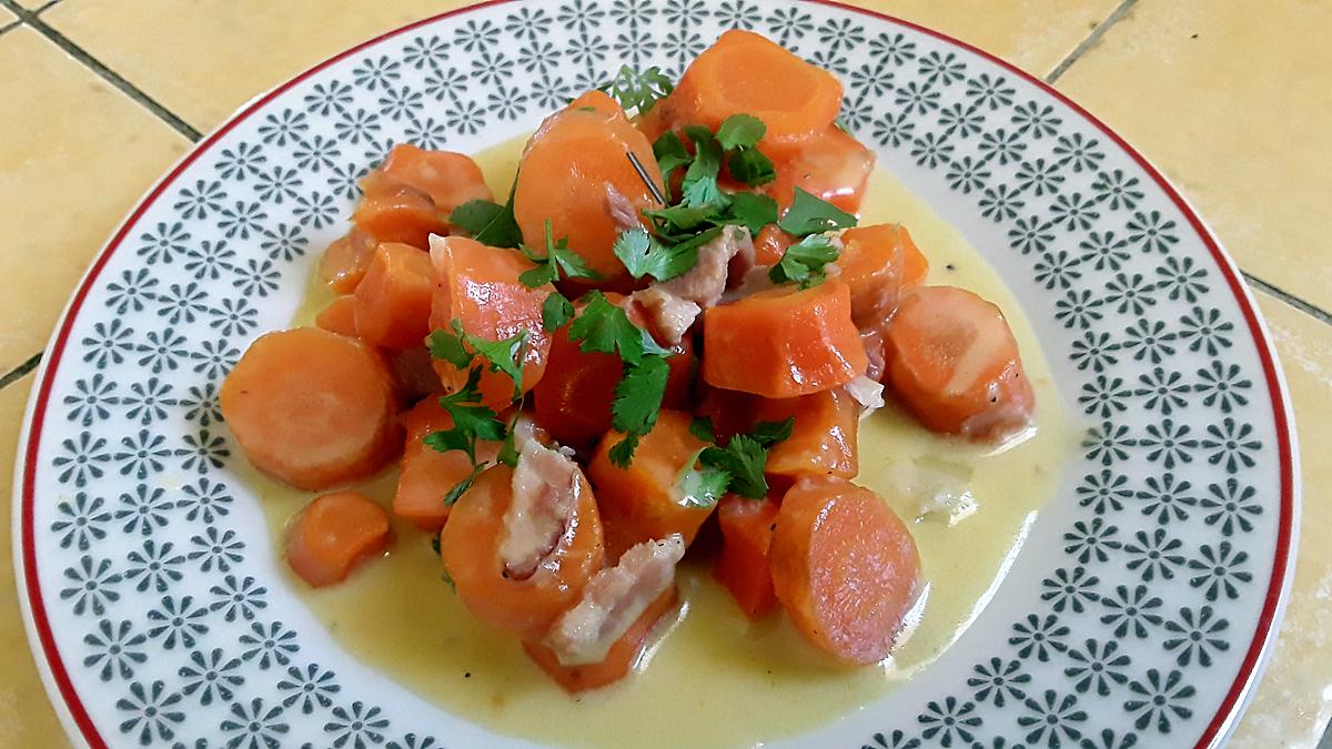 recette Carottes à la crème au thermomix