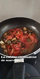 recette Tomates et champignons persillés