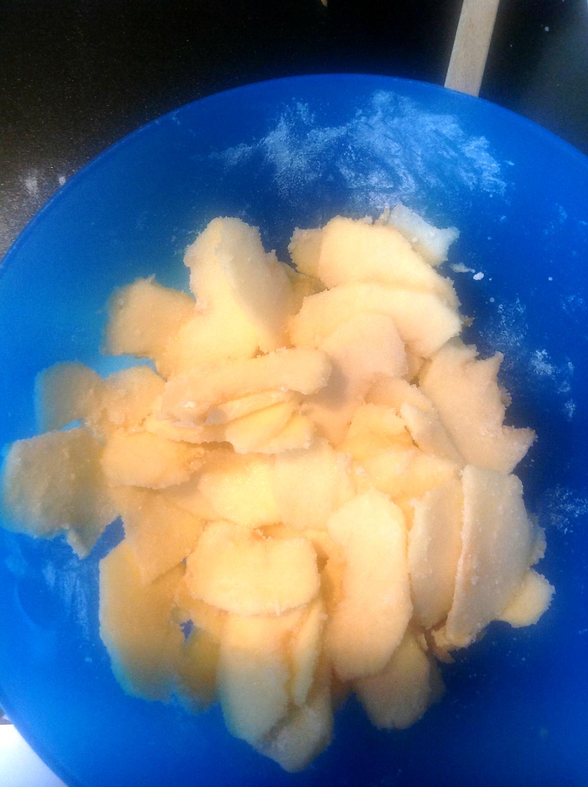 recette Tarte au pomme croustimoelleuse au gingembre