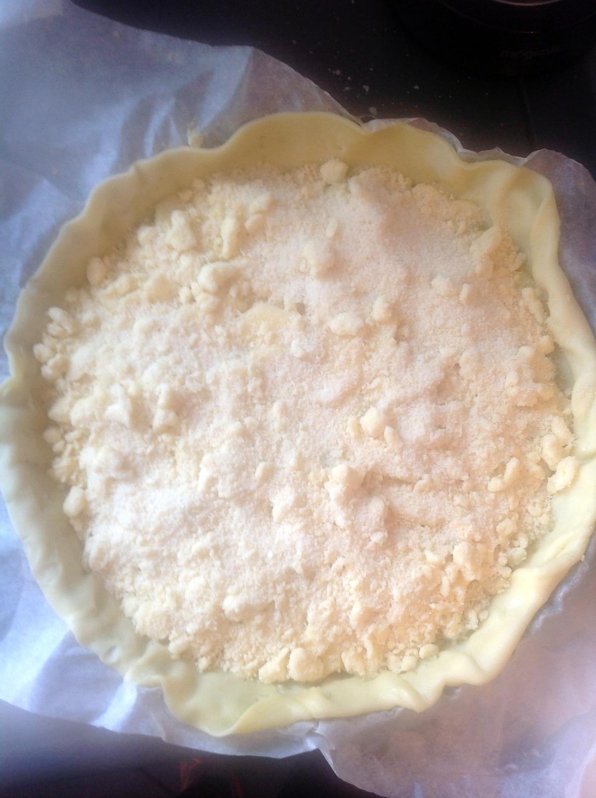 recette Tarte au pomme croustimoelleuse au gingembre