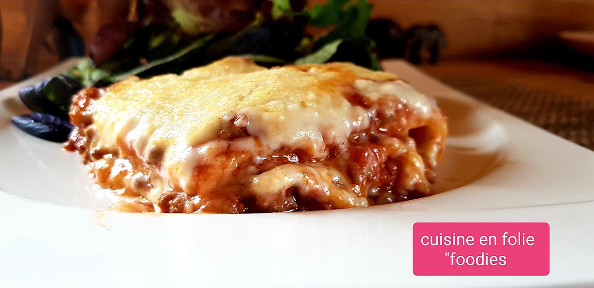 recette lasagnes à l'aubergine-paprika avec pâtes maison